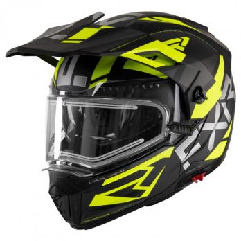 Шлем FXR Maverick X с подогревом (Black/Hi Vis, 2XL)